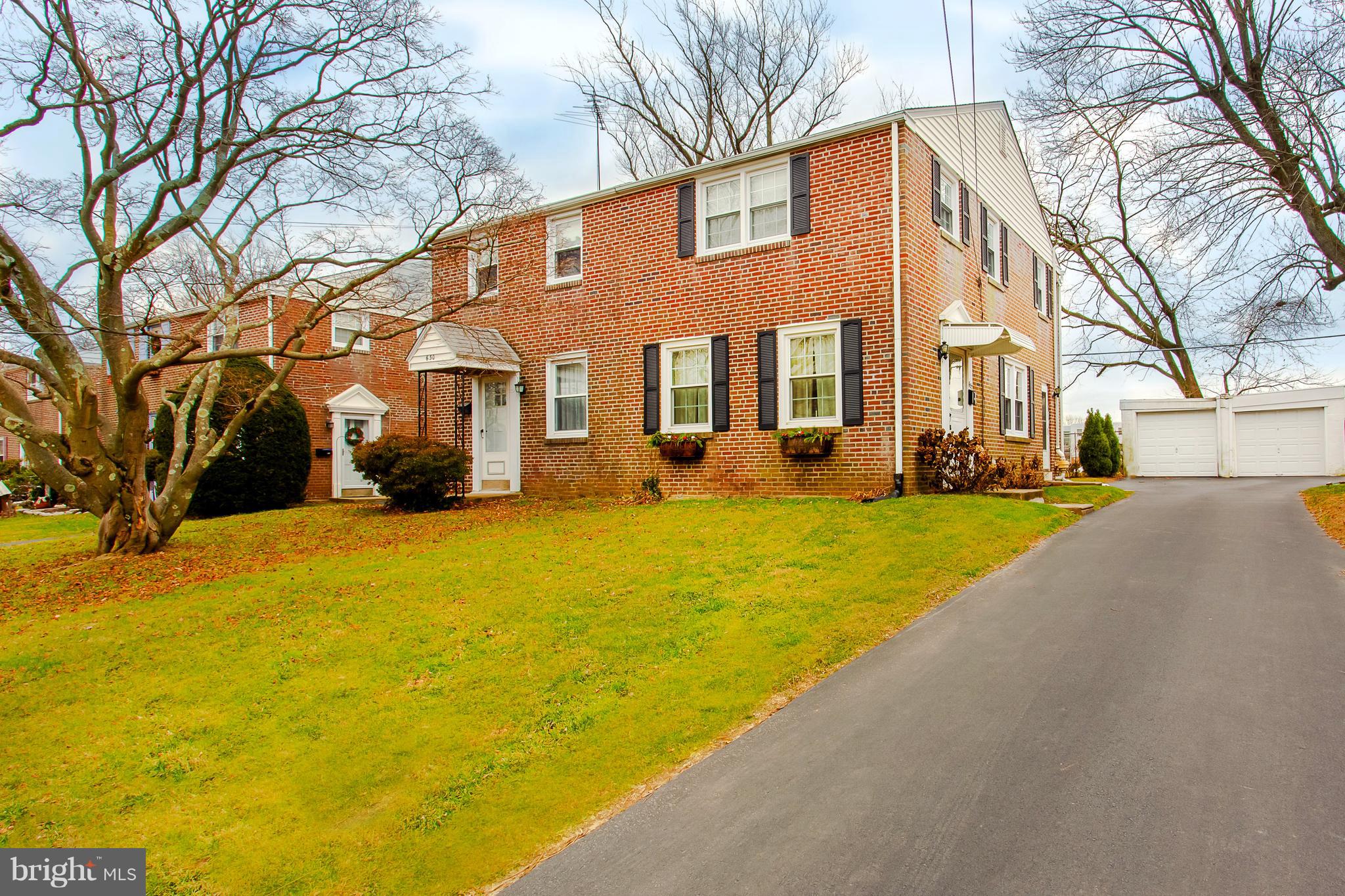 If you are looking to break into Havertown this is your opportunity! This absolutely adorable sunlight filled Manoa twin offers a completely open floor plan on the first floor. Located within walking distance to schools, Manoa shopping center, parks/playgrounds and public transportation this home is a great buy! Low maintenance brick exterior, driveway and street parking and in a beloved Havertown neighborhood. The first floor has a nicely sized living room directly open to the dining room and kitchen. The kitchen has white cabinets, nice and neutral countertops and room to add an island if desired. The 2nd floor has a neutral and bright hall bath and 3 bedrooms. The largest bedroom has added double closets!! The basement is dry and clean and can be very easily finished if you wanted to add more square footage and a 2nd bathroom. An affordable home in the Manoa section of town! Gas heat and central air are a plus (2014) and roof 2013.