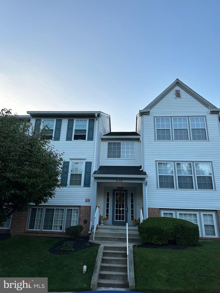 Top floor penthouse Fully Renovated unit features beautiful kitchen with modern finishes - NEW Stainless-Steel appliances 2023. Beautiful kitchen boasts 42” cabinets and a pantry. Open floor concept with a large living room adjacent to dining room and kitchen with a breakfast bar. Let the kitchen inspire gourmet meals boasting ample storage, sleek appliances, and space for a table to enjoy morning coffee or tea. The washer and dryer units sit neatly inside the kitchen pantry for easy access. New flooring. Primary Bedroom Suite with private bath and huge walk-in closet.  Full bathroom in the hallway w/tub.  Enjoy time on your private balcony that backs up to woods. Tranquility!!!Building has an added security of a keyed common entrance to access your unit. Red Fox Farms is conveniently located close to Gunpowder State Park, Shopping, Restaurants and Commuter Routes. Perfectly located within a few miles of 95, 695, White Marsh Avenue, Franklin Square Hospital.