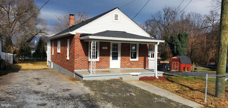 Cute little home with 2 bedrooms and 1 bathroom.  Freshly renovated and a NEW Roof! New appliances!  Granite counter tops! Ceiling fans, hardwood floors, full unfinished cellar with side interior and outside doors.  Central HVAC , new double pane windows and more.  Great starter home!