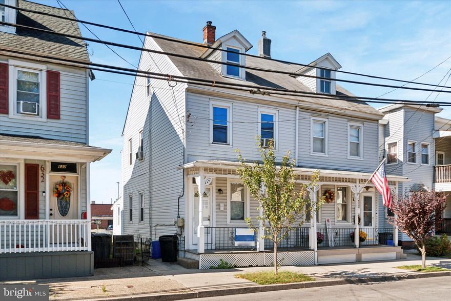 Check out our updated listing, with updated photos and an improved price! This Large 3 Story Twin home with 4 bedrooms and 2 full bathrooms is situated on a double lot! Great location with walking distance to downtown Bristol Borough, parks and nearby train station. Only 2 blocks to the main street full of dining and shopping as well as the waterfront Bristol Lions Park. You enter the property from the Front Covered Porch into the Living Room with tall 9 ft ceilings and original Hardwood floors. The first floor also features a Dining Room, a Large Updated Eat-in-Kitchen, 1st floor full Bathroom and access to the Large Back Yard. The second floor features three large bedrooms and a full bathroom with shower / tub combo. The third floor can be used as the 4th bedroom, playroom or office. This home sits on a 4,000+ sq ft lot (property goes all the way to Swain street) for an extra long back yard and many possibilities for the new home owner. Open for showings schedule to see now!