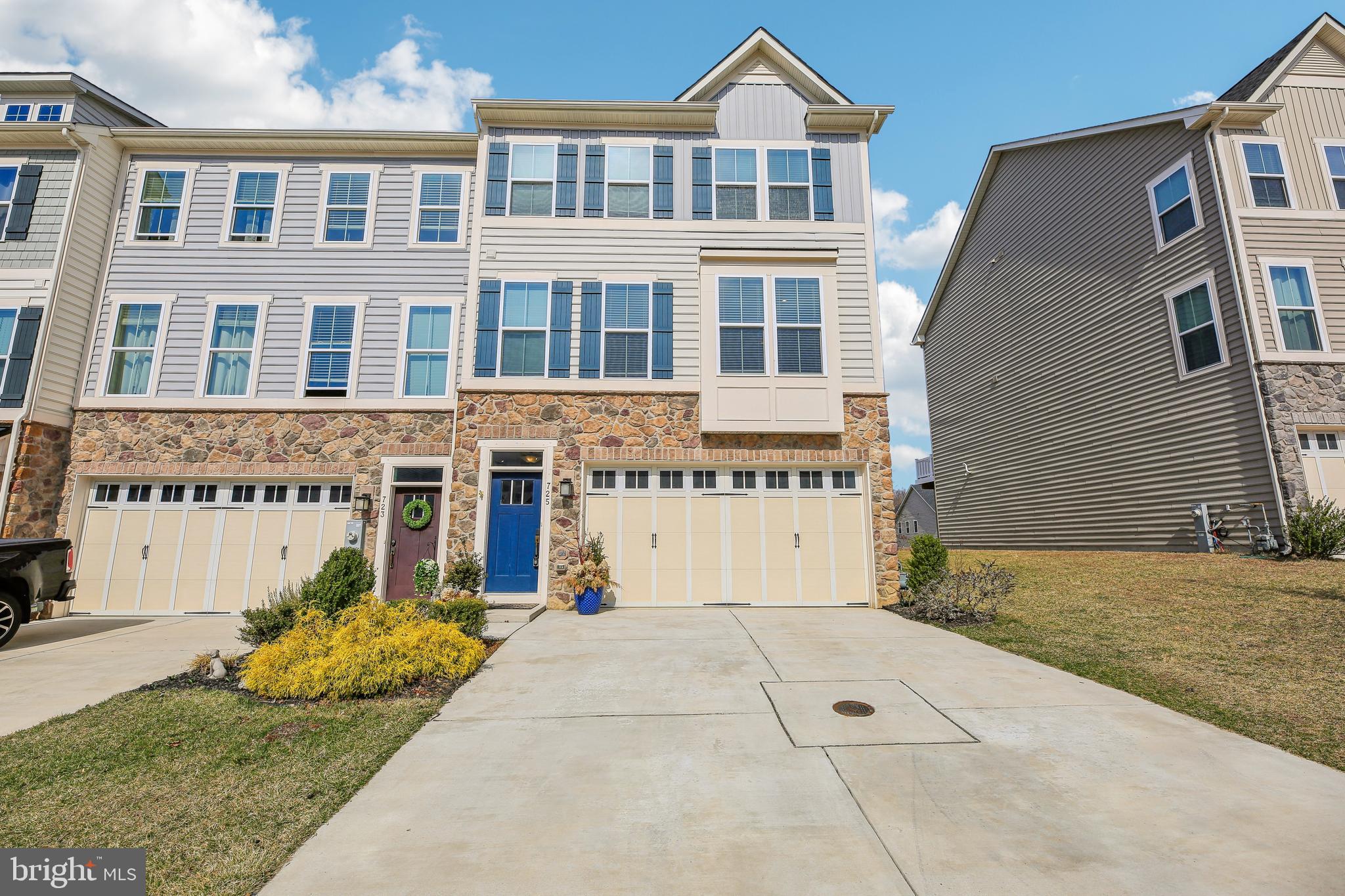 Welcome to 725 Iron Gate Rd, a stunning end-unit townhouse in the heart of Bel Air, MD. This 4-bedroom, 3.5-bath home, built in 2019, offers modern living with an open floor plan and stylish upgrades. The gourmet kitchen features a spacious island, ample cabinet space, sleek countertops, and stainless steel appliances. The dining room showcases elegant wainscoting, adding a touch of sophistication. The upper level includes a convenient laundry room with a custom barn door, while the lower level offers a private bedroom and full bath—perfect for guests or additional living space. Step outside to enjoy the deck and fully fenced backyard, ideal for entertaining. Don’t miss this incredible opportunity—schedule your tour today!
