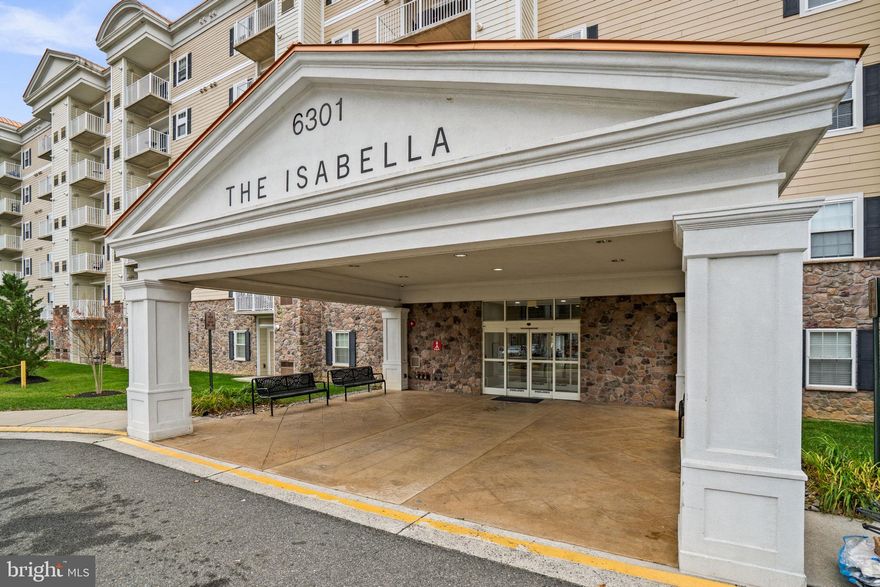 Don’t miss this rare opportunity at The Isabella at Monticello Mews, one of only four units with a spacious primary bedroom plus a separate den ideal for a private guest space or home office. The Isabella is a wonderful pet-friendly community with top-tier amenities including a dog park, outdoor pool, fitness center, party room, and a newly renovated lobby - all with a condo fee lower than many nearby buildings. Enjoy free bus service to Van Dorn Metro and a prime Alexandria location with quick access to the Beltway, I-395, Old Town Alexandria, and excellent shopping and dining options. This desirable home offers an open layout, abundant natural light, and sweeping 5th-floor penthouse views. The modern kitchen features a large island breakfast bar, stainless steel appliances, granite countertops, ample prep space, and generous cabinet storage. It opens to the dining and living areas accented by crown molding and a large balcony with skyline views. The primary bedroom boasts a dramatic tray ceiling, great closet space, and easy access to the sleek, oversized bath. The enclosed den includes a door for privacy, tray ceilings, and closet, offering flexibility for use as an additional bedroom, guest area, or office. Additional highlights include an in-unit washer and dryer, one garage parking space (plus guest parking), and a separate storage unit. Welcome home!