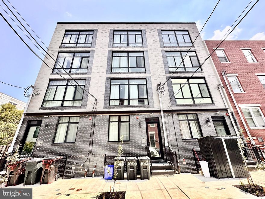 One free month rent offered on 13 month lease! University City DUAL OCCUPANCY first floor studio available for immediate occupancy. The unit can also be used as a one bedroom two bath apartment. Located one block from Drexel's Vidas Athletic Complex and convenient to UPenn and Drexel University Main Campuses. The first floor unit has hardwood floors throughout and central air conditioning. The kitchenette features contemporary cabinets, garbage disposal, microwave, hotel refrigerator and a stowable electric two burner stove. A flat fee of $125 per tenant covers wifi, laundry, all utilities and garbage. The front area has a large closet plus modern bath with tiled stand up shower. The rear bedroom area has a second closet and full bath. Each tenant is assigned a personal entry code for the main entrance which can be shared with delivery services for secure package delivery. Pets are also considered with additional pet rent and/or deposits. Undergraduate students welcome with cosigners. Reach out for the video tour, showings and applications.