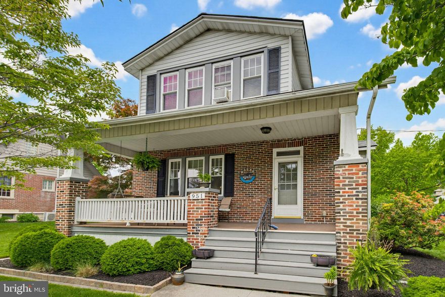 Charming  home on a desirable corner lot featuring  timeless character throughout. This brick home offers three bedrooms and one and a half bathrooms.    Major updates completed in 2022  were a new roof, windows, and doors and a new high efficiency combo boiler in 2024 -all of which provide added comfort and peace of mind.  Enjoy relaxing on the inviting front porch and the convenient location close to everyday amenities.