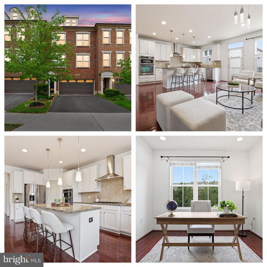 Step into a home where comfort, elegance, and everyday living come together beautifully. Nestled in the heart of Ashburn’s highly sought-after Brambleton community, this stunning Winchester Homes Paxton model with a 4-foot extension invites you to experience a lifestyle you’ve been waiting for.
From the moment you walk in, you’ll feel the warmth of a thoughtfully designed space that truly feels like home. The main level welcomes you with rich hardwood floors and an inviting flow—from the formal living and dining rooms where memories are made, to a private office perfect for quiet moments or working from home. At the heart of it all is the expansive family room, ideal for gathering with loved ones, seamlessly connected to a gourmet kitchen that will inspire your inner chef. Featuring a large center island, elegant cabinetry, granite countertops, stylish backsplash, and soft pendant lighting, this kitchen isn’t just functional—it’s where life happens. Step out onto the spacious deck and imagine morning coffee or evening sunsets in your own private retreat.
Upstairs, the primary suite offers a peaceful escape at the end of the day. Unwind in your spa-like bath with a soaking tub, glass-enclosed shower, dual vanities, and a generous walk-in closet designed to keep everything effortlessly organized. Two additional bedrooms provide comfort and flexibility for family, guests, or creative space, while the conveniently located laundry room makes daily living that much easier.
The lower level extends your living space even further, featuring a cozy recreation room with a fireplace—perfect for movie nights or relaxed weekends. With a full bath and walk-out access to a private fenced patio, it’s an ideal setting for entertaining or simply enjoying quiet outdoor moments.
Living in Brambleton means more than just a beautiful home—it’s a vibrant lifestyle. From scenic trails and parks to community events, shopping, dining, and top-tier amenities, everything you need is right at your fingertips. Plus, with easy access to major highways, Dulles Airport, and the Silver Line Metro, convenience is always within reach.
This isn’t just a home—it’s where your next chapter begins.
