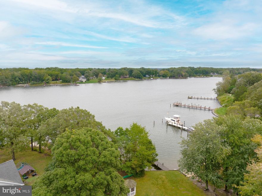 Fantastic location on the local favorite Cuckold creek!  One story living in this 2 bedroom home with new HVAC, 2 year old roof, new flooring, new septic, and other recent upgrades.  Beautiful views and perfectly central location to all St Mary's and Calvert county waterfront living has to offer including minutes by boat from Solomons Island.   Shared pier with adjacent brick home with access easement, Jet ski lift conveys.  Come see today!  Also available for sale.