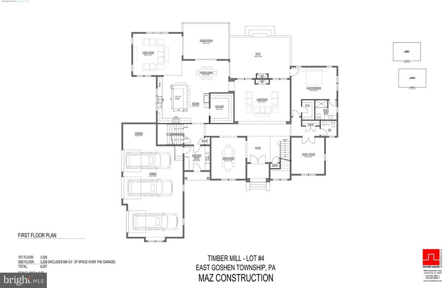 Introducing a rare opportunity for true main-level living in the heart of West Chester—welcome to your custom-built retreat at Timber Mill, an exclusive enclave of just five estate homes nestled on spacious 1+ acre lots. Thoughtfully designed by Zappitelli Homes, this residence offers the perfect blend of timeless European elegance and modern functionality, centered around a luxurious first-floor primary suite and smart, open-concept layout.

Just minutes from the restaurants, shops, and charm of downtown West Chester, this is your chance to own a high-quality, highly functional new construction home designed for both beauty and practicality. If you’ve been waiting for first-floor living without compromise—this is it.  GPS - 301 Reservior Rd, West Chester