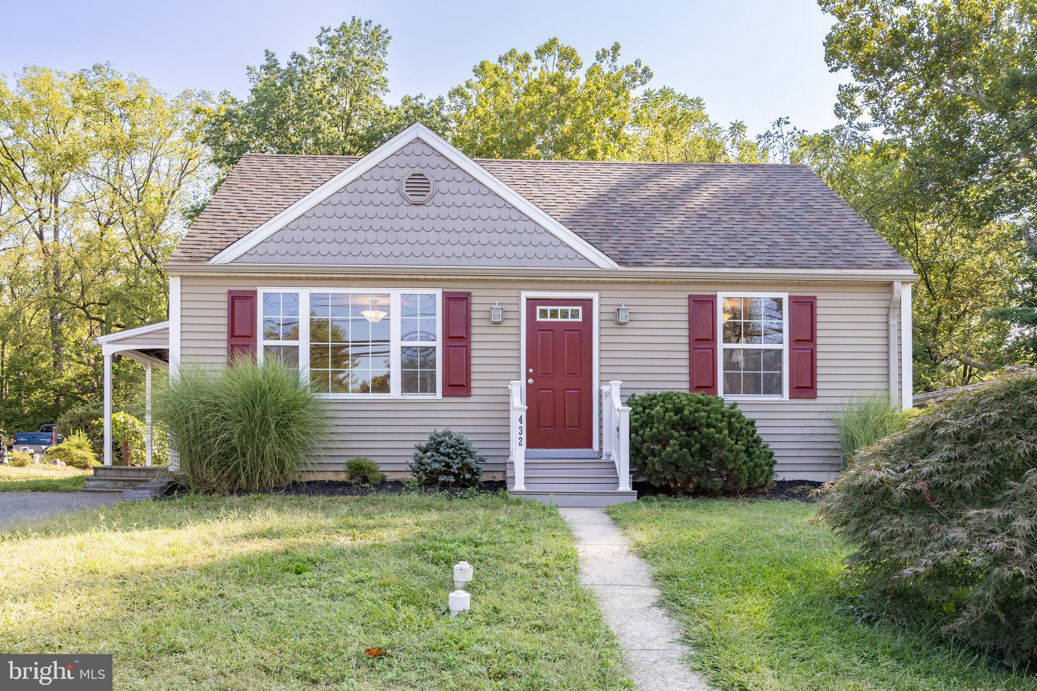 All the heavy lifting has already been done, making this home a wonderful opportunity for a buyer looking to purchase a charming 4-bedroom Cape Cod with solid updates and great potential! This home offers “good bones” with many major improvements already completed, including a 2012 rehab that added exterior wall insulation, rock wool insulation between floors, architectural shingles, replacement windows, vinyl siding with faux cedar shake accents, new electrical panel, radon system, house has been converted to gas for efficiency with a gas heater with central air with 2 zones (new zoning control system installed). Additional updates include a new gas stove and hood, fresh paint in many rooms. 4-year-old shed, freshly painted doors and shutters, and a sewer lateral replaced to the sidewalk.
The exterior is welcoming with a covered back patio, side porch, and quiet backyard with privat lane access and ample parking both in the front and rear. Inside, while the kitchen and bath are ready for your personal touch and updates, you’ll find hardwood floors, a spacious living room, eat-in kitchen full bath and, 2 bedrooms on the main level plus 2 upstairs—one featuring a charming window seat and both have beautiful Frank Lloyd Wright style glass doors. The basement offers a gas water heater, gas dryer, and additional storage space. Verizon Fios is available for speed.