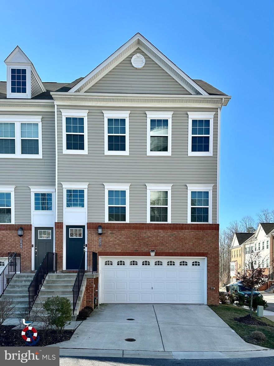 Step into luxury with this 4-story gem at the Monarch at Waugh Chapel! Walking distance to the Waugh Chapel premium shopping district, this 3-bedroom townhome offers a lifestyle of convenience and elegance.

The main floor encompasses a thoughtfully designed space, including a convenient half bathroom, a kitchen boasting a huge island, a spacious walk-in pantry, a comfortable family room, an elegant dining area, and an inviting rear deck.The third floor hosts three bedrooms, including a master suite with a walk-in closet and his/her bathroom sinks. Unique to this townhome is a loft area in the upper level, opening to a private balcony, adding an extra layer of charm. On the first level, you'll find an additional half bathroom, along with plentiful space that can be flexibly utilized as an office or a versatile family recreation room.

Perfect for commuters, this location provides easy access to Fort Meade, Baltimore, Annapolis, and Washington, D.C. Don't miss out on the opportunity to own this practically new, spacious, and well-appointed townhome in a prime location. Schedule a showing today! 

For the school year 2023-2024, there is a planned transition for the elementary school, shifting from Piney Orchard to Two Rivers Elementary School.

This home is owned by the listing agent. 


Note: This home is also available for rent. Please contact the listing agent for additional information. The tax-recorded square footage is incorrect. All four levels are above ground  and fully finished, contributing to a total living space of 3,000+ sqft.