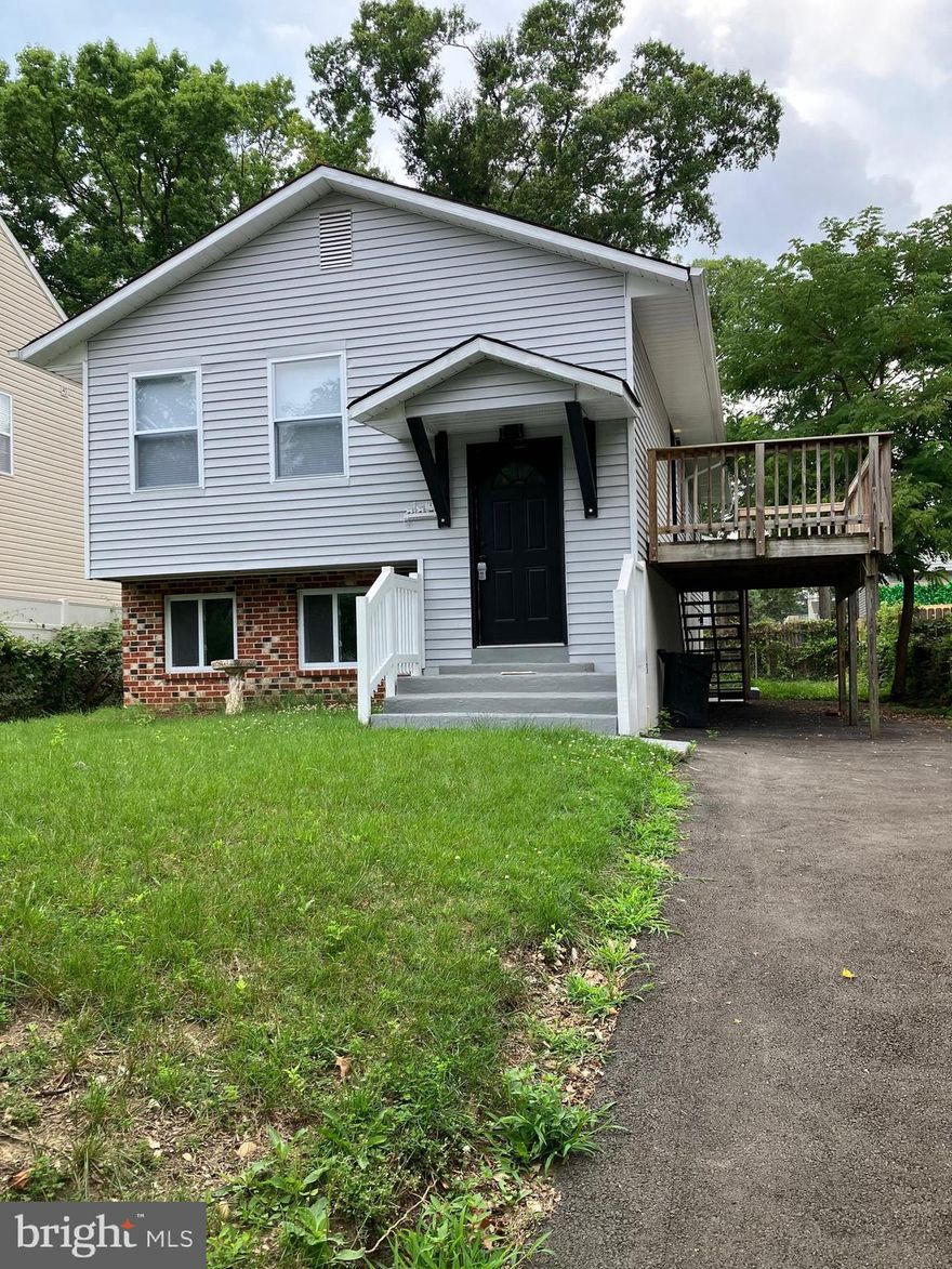 Pets case by case with pet deposit $500 per pet. Good credit required. Everything in home has been recently remodeled and in excellent condition.  Dining area off Kitchen and Living Room. Door to deck in kitchen. Basement has a door to separate it from top floor. Also has a door to separate bedroom from rec room. Basement exit door in laundry room. Two bedrooms and 1 full bath on top floor. Bedroom, full bath, office/den and large L shape rec room on lower level. Tenants responsible for providing supplies for water filter system. Pictures are from previous listing when vacant.