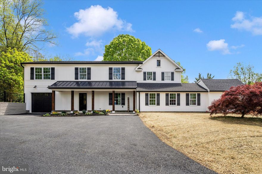 ***OPEN HOUSE*** Saturday, May 2nd from 11-1pm and Sunday, May 3rd from 2-4pm ***OPEN HOUSE*** A stunning transformation! This former cabin has been expertly renovated and expanded into a modern, stylish home with 2,720 sq ft of finished living space. Completely reimagined from its original roots, this beautifully updated home blends charm with modern living while preserving elements of its history, including original cabin walls that remain intact. Offering 3 bedrooms and 3.5 bathrooms, each bedroom features its own private en-suite bath. The thoughtfully designed layout includes a first-floor office—highlighted by a stunning ceiling crafted from reclaimed wood sourced from the home—a cozy sunroom on the main level, and an open-concept living room and eat-in kitchen, perfect for today’s lifestyle. The kitchen is a standout, featuring white cabinetry, a large center island, and stainless steel appliances. The home also offers luxury vinyl plank flooring on the main level, hardwood floors upstairs, and energy-efficient spray foam insulation throughout. Enjoy your morning coffee on your expansive front porch or entertain on your paver patio overlooking your large backyard.  Have peace of mind with the brand new conventional septic system. A deep, oversized garage provides excellent storage and functionality. This home is truly move-in ready and is located within the sought-after Damascus High School feeder pattern.