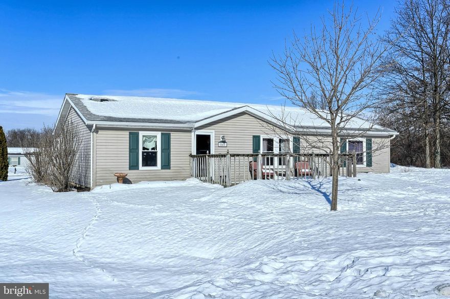 This is a wonderful 3 bedroom, 2 bath, 1100 square foot home located in a cul de sac. It features a large living room, an open kitchen and dining room with hard wood floors throughout the home. It has a full deck on the front of the house and a small covered porch on the rear of the home with a large yard in the front and the back for outside entertaining.