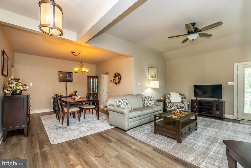 Welcome to this amazing end-unit townhome in desirable 55+ Villages of Hillview.  This 3 bed. 3 bath home offers one-floor living convenience with flexible second-floor space.  The main level features an open living room with a cozy gas fireplace that flows to a screened-in porch, perfect for morning coffee or evening relaxation. Formal dining room provides space for gatherings. The updated kitchen boasts granite counters, gas stove, and a sunny dinette are.  
The large primary bedroom on the 1st floor offers a beautiful tray ceiling, two walk in closets and a private ensuite bathroom with a soaking tub and a walk in shower.
Upstairs, find a private 3rd bedroom with a full bath, a built on closet and a barn door for privacy, and ideal as a guest suite, office or hobby room.
This home has a new HVAC(2019) and water heater(2022)
Two-car garage includes built-in shelves for extra storage. Enjoy the ease of the end-unit privacy and low-maintenance living with community amenities. Close to shopping, dining, and major routes .
 A nice PRICE  IMPROVEMENT  on this Beautiful home!!