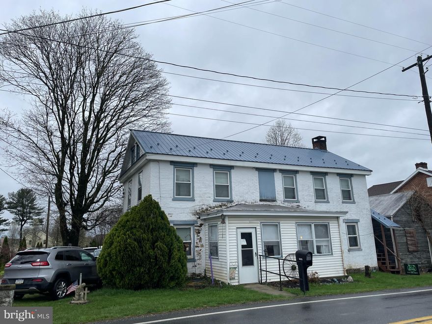 Welcome to 5433 Cumberland Highway in Chambersburg, Pennsylvania. This expansive detached home presents a unique opportunity for investors or homeowners looking for a spacious property with potential. Currently utilized as a two-unit dwelling, this home offers flexibility and versatility. The first floor features 1-2 bedrooms, with the second bedroom being a walkthrough. On the second floor, you'll find 2-3 bedrooms, with the third bedroom also being a walkthrough. This property could easily be used again as a single-family home, providing tons of space for comfortable living. The home boasts a newer metal roof for added durability and peace of mind, as well as a fantastic 2-car detached garage, perfect for parking and storage. While this property needs some renovations and updating, it presents a fantastic opportunity for those with vision and a desire to customize their living space. With its generous size and sought-after location in Franklin County, this home offers endless possibilities for its new owner. Don't miss out on the chance to transform this property into your dream home or investment opportunity. Schedule your showing today and explore the potential of 5433 Cumberland Highway.