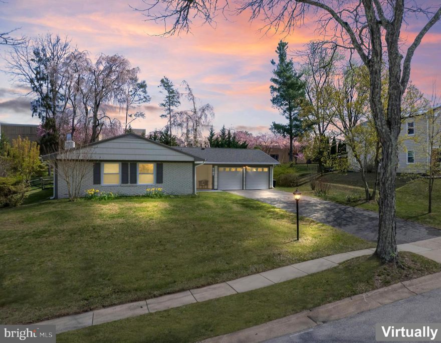 TRUE ONE LEVEL LIVING: Beautifully renovated rancher with a fully remodeled kitchen, newly updated bathrooms, and luxury flooring throughout. The full 2000 square feet of living space is on the same level. No stairs. No basement laundry room.
ALL THE WORK HAS BEEN DONE: The entire HVAC system was replaced in 2024 with a zoned high efficiency heat pump system that includes all new ducting, filming of the double paned windows, and insulation of the attic to create a conditioned storage space. Coupled with new copper wiring throughout the house, this system has reduced the monthly energy bills dramatically. This Howard County home is served by public water and sewer, and features 200 AMP electrical service that is suitable for solar.
LIVING ROOM / DINING ROOM: Full of natural light from two walls of windows, this open-concept floor plan showcases the wide plank hardwood flooring and soothing neutral color palette. The living room features a ceiling fan for the summer, and a functioning wood stove to make the large room cozy in the winter.
KITCHEN: The kitchen includes soft-close cabinets with inserts, stainless steel appliances, Silver Waves granite countertops, a large prep table that doubles as a movable island, and a professional steel storage system. The stove has induction burners for safety and efficiency, and a double door system that allows you to convert it into two separate ovens.
BATHROOMS: Both bathrooms have been upgraded with modern luxuries like the thermostatically controlled constant temperature shower in the primary ensuite, and a deep soaking tub in the hall bath.
BEDROOMS: The large primary bedroom features an ensuite bath, luxury carpeting, and a California closet system. The second and third bedrooms have upgraded closets and hardwood flooring. The primary bedroom is pre-wired for a ceiling fan.
STUDIO: This room was added to the house to provide a flexible living space. The room is fully insulated and has its own HVAC system. It is currently configured as a family room and bunk room for the grandchildren. With the outside entrance, and the security door separating it from the rest of the house, this room would make a great bedroom/studio, guest suite or home office.
BACKYARD: The slider in the kitchen leads to a 12’ X 30’ paver patio, and a landscaped fenced backyard with mature trees. There is a railing system and lockable gate in the back fence that gives direct access to the pathways, basketball court & playing field.
ALL THE BENEFITS OF LIVING IN COLUMBIA: The home is ideally located near Wilde Lake and Centennial Parks, with easy access to miles of paved walking, running, and biking paths. The Merriweather District and downtown Columbia provide abundant shopping, dining, and entertainment options. Join us for the Open House on 5/9 from 1-3 PM.