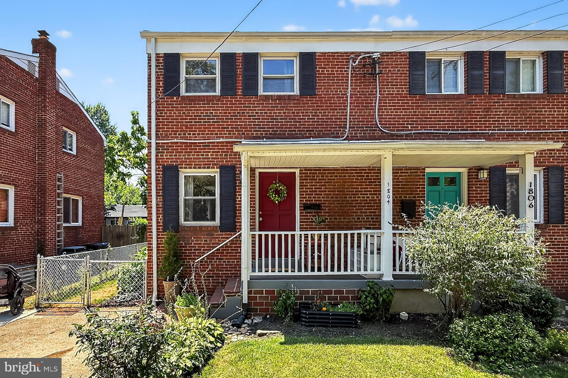 Assumable 2.75 VA loan is available with Substitution of Eligibility! Call Agent for Details.
Welcome to 1804 N Cliff Street, your retreat for fun living in the heart of Alexandria's coveted Del Ray neighborhood. Tucked away on a tranquil, tree-lined street with plantings and a thriving veggie garden, this quality renovated 2-bedroom, 2-bathroom Colonial duplex seamlessly blends suburban serenity with urban convenience.
Step inside and be greeted by the warmth of gleaming hardwood floors that flow through the main level. The sun-drenched living room, enhanced by generous windows, offers an inviting space for relaxation. Beyond, the dining room provides the perfect setting for both intimate meals and lively gatherings. The sophisticated kitchen (2019 renovation) is a culinary dream, boasting pristine granite countertops, stylish shaker-style cabinetry, and top-of-the-line stainless steel appliances, including a gas range. Enjoy your morning coffee at the convenient built-in bar, or effortlessly transition to outdoor living. Experience true indoor-outdoor harmony on the spectacular natural stone patio, complete with a charming covered gazebo, vibrant plantings, and a gardener's shed – an ideal backdrop for entertaining or simply unwinding in your private, courtyard-style fenced yard.
Upstairs, the spacious primary bedroom offers a peaceful setting with warm hardwoods, contemporary lighting, The updated (2019) hall bath features a sleek rectangular sink vanity, designer tile, and a modern tub/shower surround. A bright and versatile second bedroom provides the perfect space for a home office, guest room, or creative studio. The finished lower level expands your living possibilities, offering a comfortable family room with luxury flooring, complemented by an additional full bath and a dedicated laundry room with abundant storage.
Location is everything! This commuter's dream home provides unparalleled access to major routes (Route 1, Route 7, GW Parkway); the Braddock Road Metro & Potomac Yards Metro for both Blue & Yellow Lines; Pentagon, Crystal City, and downtown Washington D.C. You will also be close to Old Town Alexandria with all the shops & restaurants offered there. Embrace the vibrant Del Ray lifestyle just moments from your doorstep. Explore "The Avenue's"