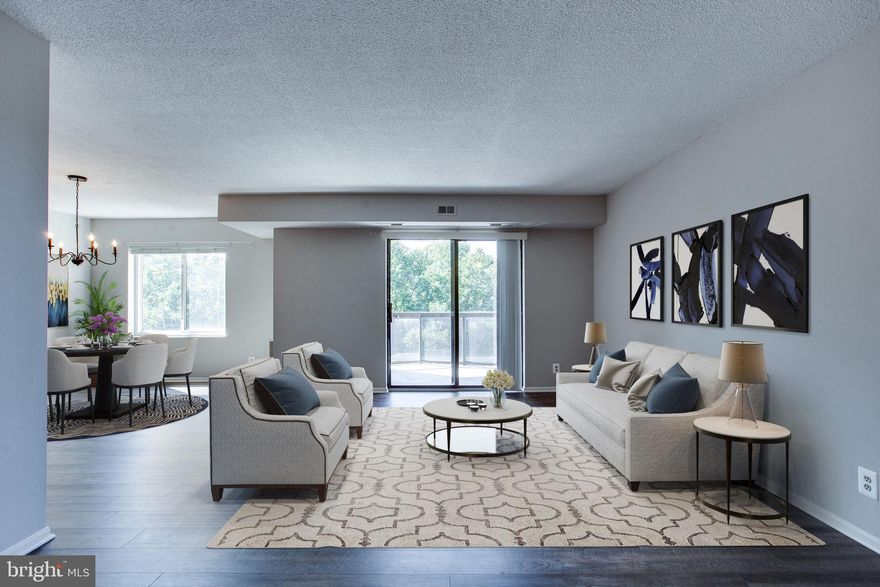 Available immediately.   Relax on your huge balcony and enjoy the sunsets from this gorgeous 1BR unit with unobstructed western views.  Comes with rare covered garage parking space, secure storage unit plus extra parking space outside.  Freshly painted with new flooring throughout and renovated bathroom.   Located in the heart of Tyson's Corner, within walking distance of the Greensboro Metro station, and steps to the amenity-rich "Boro District" including Whole Foods, restaurants, entertainment, etc.  The Rotunda is a 24-hour secure, gated community, situated on 34 manicured acres but ultra-convenient to all that this central location has to offer.  Enjoy the resort-like amenities include the Rotonda Community Center w/ $6 million of renovations (completed 2016) such as upscale indoor swimming pool, men's & women's spas featuring private showers/changing rooms, lockers, & saunas; business center, 2,100 sq ft fitness center, small yoga studio, digital gaming room, & billiard & ping-pong tables, new front desk & management office, library, updated entrances complete w/ vestibules, & a general store w/ dry cleaning/laundry in the back.  Outdoor amenities include an additional outdoor swimming pool, tennis courts, golf putting green, children's play areas & playgrounds, mini soccer field, sand volleyball court, basketball court. Enjoy woodlands & greenery w/ a gazebo overlooking 2 ponds, fitness trail, walking paths, gated pet park where dogs can exercise off leash modeled after Fairfax Co. dog parks. Conveniently located next to Metro, local shopping areas, and so much more. Enjoy 24 hr live, gated security, car wash stations, electric car charging stations, so much more!