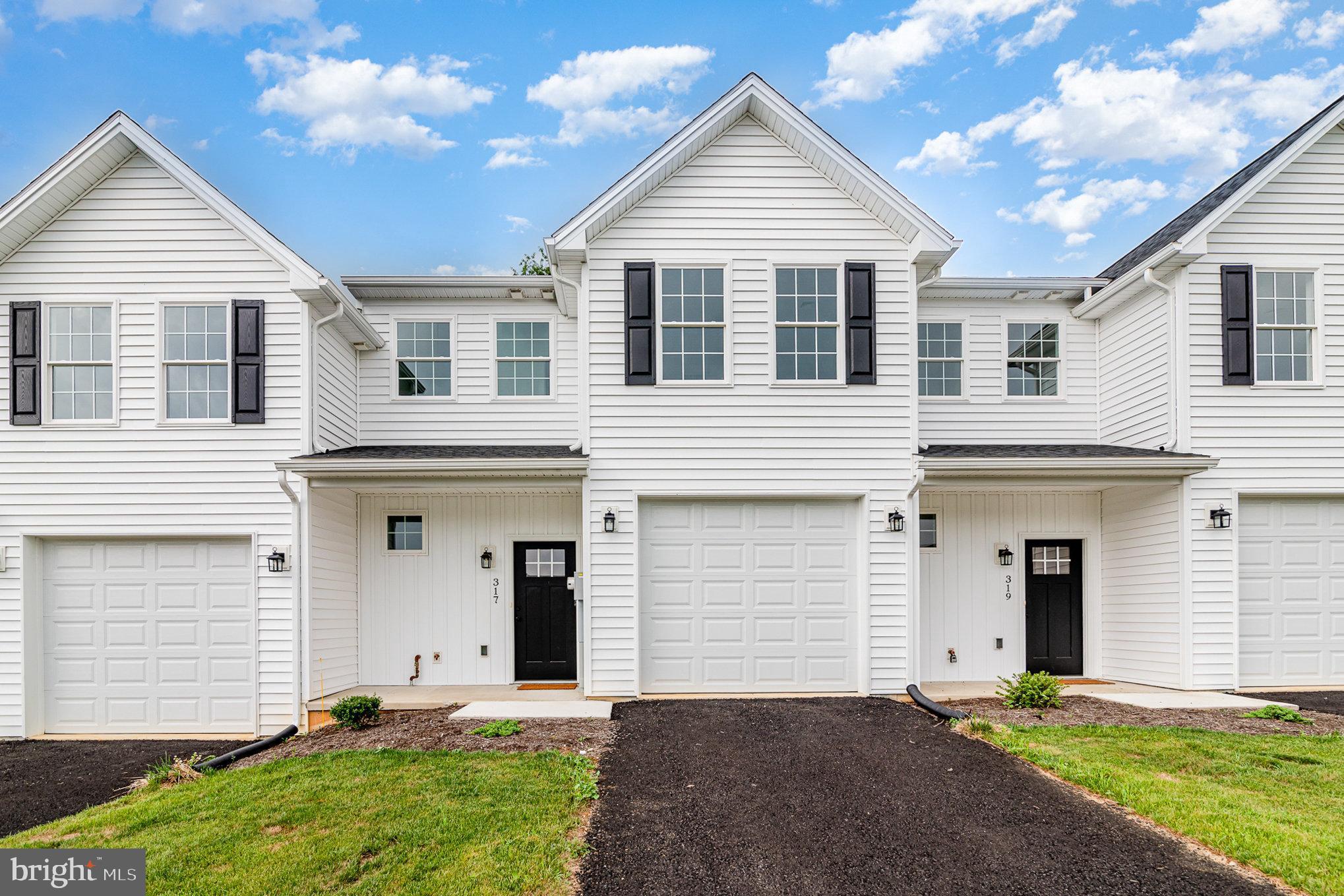 Welcome to 317 Pelham Ct.! This newly constructed middle unit is move-in ready, with only two homes still available. Built by Fred Tiday Builders and backed by a 1-year builder warranty, this 3-bedroom, 2.5-bath home is located just minutes from downtown Carlisle in the South Middleton School District. The first floor features LVP flooring and 9-foot ceilings for a more open feel. The kitchen includes granite countertops, soft-close wood cabinets, and a gas stove. The primary suite offers a double vanity, private toilet room, and walk-in closet. Designed with energy efficiency in mind, this home includes a tankless gas hot water heater and gas furnace for added convenience and savings. Don't miss this incredible opportunity—schedule your private showing today before these final homes are gone!
