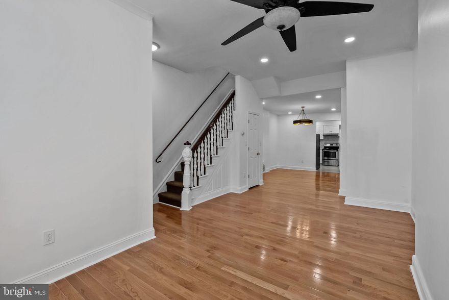 Tucked in a prime location just minutes from Temple University, Broad Street, and public transit, this home offers unmatched convenience, a walkable neighborhood vibe, and ample street parking—a huge plus in this area.
Step inside to a bright, thoughtfully renovated interior featuring gorgeous hardwood floors and a modern open layout. The kitchen is a true standout with white shaker cabinets, stunning marble tile backsplash, sleek countertops, and stainless steel appliances—all framed by clean lines and soft tones that feel both fresh and timeless.
On the first floor, enjoy the convenience of a half bathroom and a laundry room tucked away just off the kitchen. The large backyard offers a rare opportunity for outdoor space in this neighborhood—perfect for relaxing, entertaining, or even gardening.
Upstairs, you'll find three spacious bedrooms with generous closet space and a full bathroom. The home also features a fully finished basement, ideal for a bonus living area, office, or creative space.
With updates throughout and thoughtful design choices that elevate every corner, this home blends modern comfort with classic charm. Schedule your private tour today and come see what 2024 W Berks has to offer!