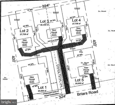 Vacant Land For Sale - Briars Rd<br/> OLNEY, MD 20832