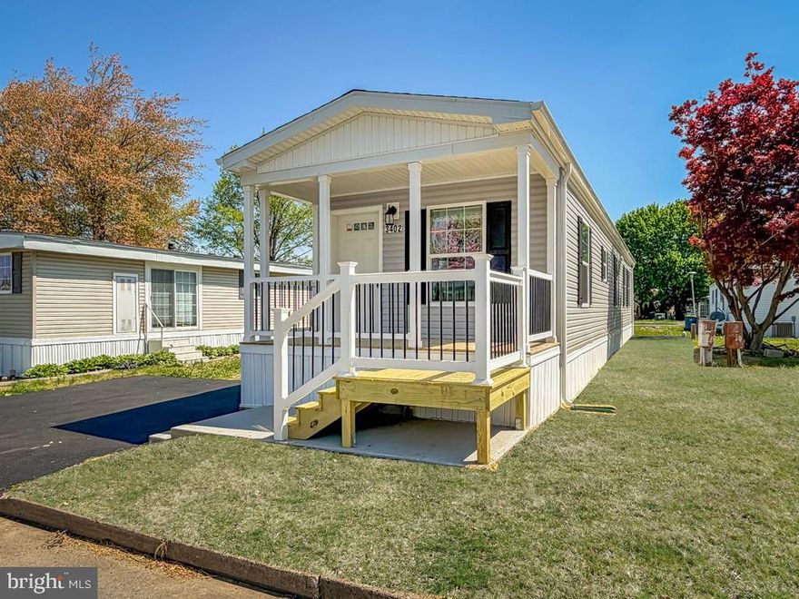 Relax and enjoy those warm summer nights on your front covered porch. The open concept 2-bedroom 2 bath home has everything. The main bedroom has a large closet and a master bath with a walk-in shower and double vanity. All LED lighting and crown molding throughout the home and will come with an 8 x 8 matching shed.