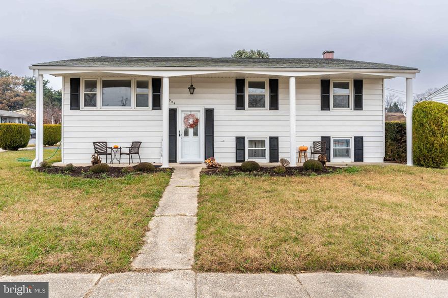 Welcome to 904 Pleasantville Dr.  This lovely 4 bedroom, 2 bathroom home is nestled on a nice corner lot. Enter into the foyer and ascend to the main level where you will find a bright and open living space with a living room/dining room, a kitchen with ample cabinet space, 3 bedrooms and a dual entry full bathroom featuring a large vanity. Exit the rear door to a screened in porch, and a backyard with a patio area, perfect for entertaining! Back inside, Retreat to the lower level where you will enjoy a spacious family room, another full bathroom, a 4th bedroom, plus an additional partially finished room that could be transformed into a den, office, or perhaps a playroom. Continue the tour by walking through the family room where you discover the laundry room and  utility/storage room complete with walk-out stairs to the rear yard. Other features include: Freshly painted interior, newly refinished hardwood floors, New flooring in the foyer and basement, and a driveway for convenient off street parking.  Schedule your showing today!  Estate Sale - Sold As-is.