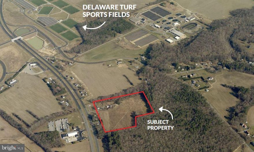 Situated at the crossroads of convenience, this exceptional 25 +/- acre property for sale near the DE Turf Sports Complex boasts an enviable entrance off DE 1 and Milford Neck Rd. This strategic location offers excellent visibility, accessibility, and a gateway to a host of possibilities. Seize this incredible opportunity to leverage the advantages of the BG zoning and shape this property into a remarkable showcase of innovation and growth. Explore the limitless potential within this property's boundaries and envision a future that capitalizes on its strategic location, convenient entrances, and versatile zoning. Enquire now to embark on an exciting journey of real estate development and investment. Owner financing to qualified buyers.