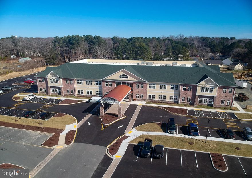 Medical/Professional Office Space starting at $22 RSF NNN located at the home of Tidal Health's Ocean Pines Campus.  Just moments off of Route 90 and Route 589 and within a few miles of Berlin Main Place Medical Park and Atlantic General Hospital.  23,579+/- total rentable square available.  4,574 +/- rentable square feet on the ground floor and 19,005+/- rentable square feet on the second floor with a minimum footprint of 2,500 rentable square feet.   Join Tidal Health and Peninsula Orthopedic Associates in this brand new building.