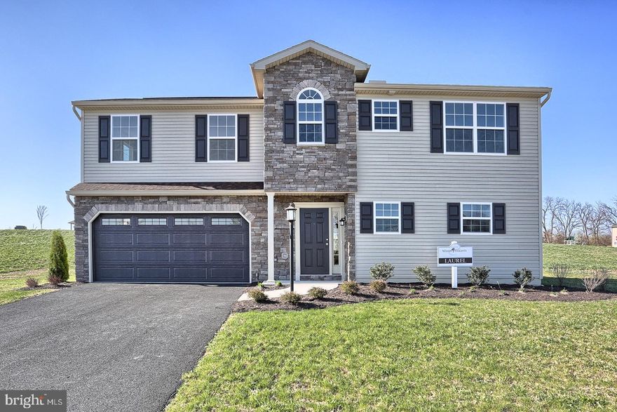 The Laurel Model offers a great open floor plan, open kitchen with lots of cabinets, granite counters, 18" breakfast bar, overlooking family room and dining room.  The Sunroom has a valued ceiling and sliding glass door to patio.  The 2nd floor offers a large master suite, oversized walk in closet, full bath with ceramic tile flooring, 2 additional bedrooms, full bath and open area for office/computer space and lots of natural light.