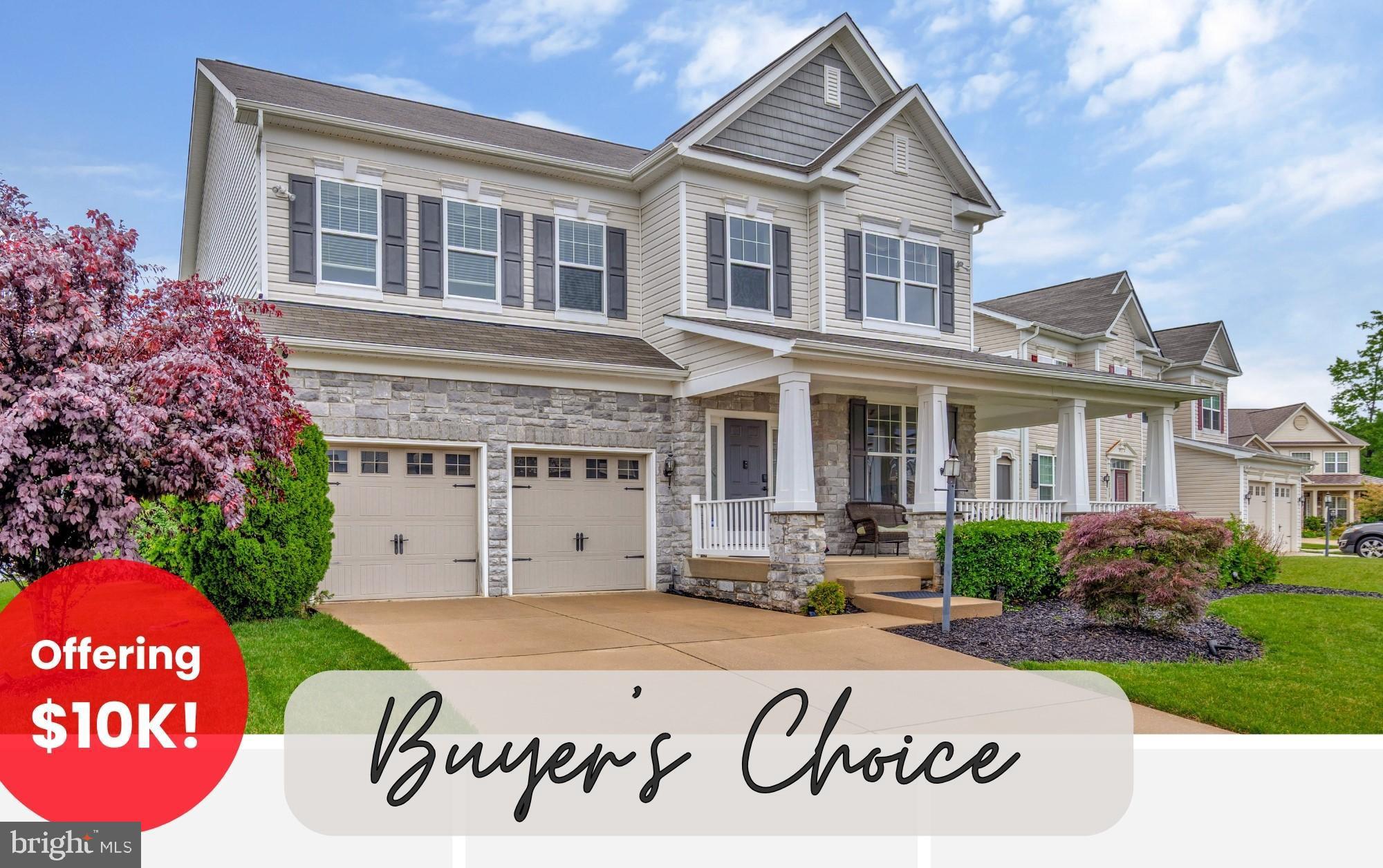 $10k to use your way!
<br>
A Home Designed for Life, Love, and Legacy —
Discover this thoughtfully crafted sanctuary, a former K. Hovnanian MODEL— a perfect blend of elegance and function designed for modern family life, effortless entertaining, and multigenerational comfort. Step inside to a main-level primary suite complete with an expansive full bathroom that blends comfort and ease into your daily routine.
Space for Every Chapter —
With six generously sized bedrooms and an adaptable bonus room that can serve as a home office, library, or even a seventh bedroom, every member of the family finds their perfect space. A dedicated in-law suite on the second level ensures that extended family or cherished guests enjoy their own private space—all within a home that’s as versatile as it is inviting.
An Entertainer’s Paradise —
Imagine an open, flowing floor plan that’s tailor-made for both lively celebrations and intimate family gatherings. The gourmet kitchen dazzles with sleek granite countertops, custom cabinetry, and stainless-steel appliances, setting the stage for culinary creativity and memorable occasions. Whether it’s a bustling brunch or a sophisticated dinner party, this home effortlessly adapts to your hosting needs.
The Ultimate Retreat —
Venture to the expansive open basement—a personal haven for relaxation and recreation. Here, a media room, gym, and a chic full bar with a convenient kitchenette await your next epic movie night, workout session, or celebration.
Outdoor Oasis —
Step outside and feel at home on the wrap-around porch, relax on the rear deck, or gather around the fire pit on the inviting patio. A landscaped yard with a sprinkler system promises vibrant greenery with minimal upkeep, creating a perfect backdrop for outdoor enjoyment and quiet moments alike.
Location, Lifestyle, and Community —
Situated just steps from a new elementary school (opening Fall 2025) and a short stroll to the soon-to-be vibrant Shops at Fairway Village, this home strikes the perfect balance between secluded comfort and convenient access to everything from Waldorf and LaPlata to the dynamic energy of DC.
Your Next Chapter Awaits
This home is a rare gem crafted for those who demand an exceptional blend of luxury, flexibility, and community. Perfect for entertaining, family living, or embracing multigenerational dynamics, it’s more than a home—it’s a lifestyle waiting to be enjoyed. Come experience it for yourself and make this extraordinary property yours!