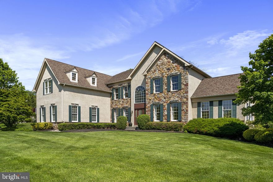 Welcome to 30 Woodside Lane an immaculate and meticulously maintained home that sparkles
like a fine jewel in the highly coveted Community of River Crossing located in New Hope Bucks County.
The Stratford Chateau design features over 5600 Sq. Ft of remarkable living space, that flows effortlessly with sun filled rooms at every turn.  
The main floor features   a gourmet kitchen complete  with stainless steel appliances , large center island
 plenty of counter space , and an  abundance of cabinetry.  The kitchen also flows into the "great room" featuring floor to ceiling windows,  a rear staircase and a two story stone  fireplace.  The dining room is generous in size, making it terrific for entertaining.  The living room perfect for relaxing,  watching  t.v. ,or  a quiet escape to catch up on your reading.
  Adjacent to the living room is the Bonus Conservatory/Music Room .  Working from home will be a pleasure as the first-floor executive office is perfect.
Completing the lower level is the remodeled laundry / mud room featuring wainscoting and gorgeous ceramic tile.
The second level features recently renovated bathrooms, a grand master suite complete with sitting room,   his and hers walk in closets and a luxurious   spa like bath with heated floor.
 The three remaining bedrooms , have plenty of closets as well as an en suite and jack and jill bathrooms.
The lower level /basement area of the home provides an additional 2500 sq. ft of space ready for your
vision .
Convenient and minutes to schools, shopping, restaurants, entertainment, and several parks including the Historic Washington Crossing Park , Lambertville,  Princeton  and a short trip to the Mercer Airport  and several train station locations.