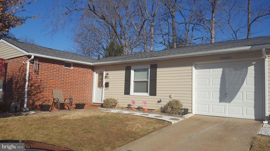 Adorable one floor living! This Joppatowne Rancher has 3 bedrooms, full bath and master bath, Kit/Dinning Room, open floor plan with attached garage.  Lovely backyard with tented patio to enjoy your evenings, Welcome  home.  Convenient to 95, APG, White Marsh and Belair.