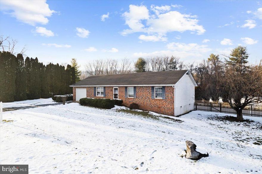 Presenting a charming, brick-front rancher with 3 generously-sized bedrooms and 2 full baths. This delightful abode offers a sense of serenity and security with a fully fenced yard and adjacent to a small, community playground which provides an ideal setting. The property boasts a newer roof, replaced within the last 5 years and new HVAC installed two years ago, ensuring optimal comfort throughout the seasons.
Separate dining room with access to the exterior deck and fenced in back yard. Surrounding the home are matured privacy trees that provide a natural barrier and a storage shed for all your tools and equipment.
Decent sized mud room/laundry room that includes an upright freezer that conveys with the home.
With just a few updates and a touch of vision, this home is sure to transform into a true diamond whether you are a first time homebuyer or looking to downsize! Home is being sold “as is”.