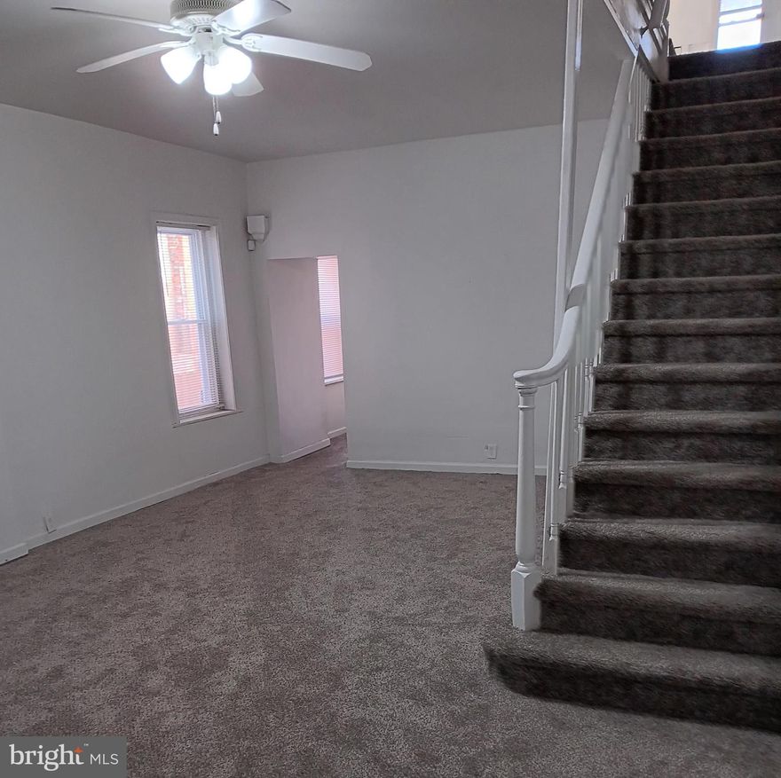 Well refinished Chester Twin  in a most desired area.   Redevelopment ongoing.  This house has many striking features and 1782 Sq Ft of Value.  Plenty of room to grow.  Requirement to move in is a healthy credit history. Copies of pay stub. W2 Form and a Bank Statement.  Prefer an occupant who had prior landlord reference.  Yes you must handle the snow and lawn.  To move in:  first,last and 1 month security.  Enter an enclosed front porch to a huge Living Room.  You have an ADT pad just inside front door.  You must hook up and pay any premium.  The security keyboard just inside door but has not been connected  for some time.  It is a pay for service hook up not included in rent.  In the living room there is a Coat closet newly carpeted,  it has numerous windows  and steps to upstairs.  Formal eat in dining room.  Kitchen modest but updated with newer countertops and now included in rent b and to be included a newer refrigerator and be delivered and  placed here in kitchen or in mudroom.  Mud room with storage closet and  shelving near kitchen exit.  Outside to fenced yard and proposed off street parking spot.  Upstairs level w 3 Bedrooms, all carpeted having a window(s) and  closet full 4 Pc Bath and haĺl linen closet.  Up to attic area to 4th Bedroom with carpet and cedar closet and newer  windows. A newer wasger and dryer now also included in rentbprovided prior to your move in.  A stockade fence surrounds side and rear of property.   This is value for your monies. Close to trans to Philly and routes to West Chester and Delaware.  Only a few minutes to I95.