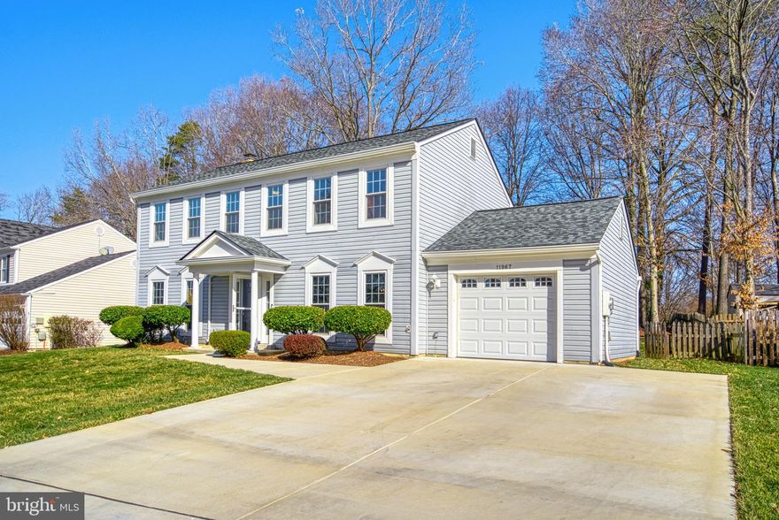 Welcome to 11967 Hedges Run Dr, an inviting home nestled in the Lake Ridge neighborhood in Woodbridge, VA. This meticulously maintained 4-bedroom, 2.5-bathroom home offers an array of  features, ensuring comfort and convenience for you and your family.

As you approach the home, you'll be greeted by an enlarged driveway and wide walkway leading to the covered porch, providing a warm welcome to all who enter. Step inside to find freshly painted interiors throughout, creating a bright and inviting atmosphere.

The main level boasts a renovated kitchen with ample counter space, perfect for culinary enthusiasts. The oversized family room features an abundance of windows and new French doors leading to the patio, offering a seamless transition between indoor and outdoor living. Cozy up in the living room beside the wood-burning fireplace or retreat to the main level home office for quiet productivity. Hardwood and tile floors grace the main level, adding both elegance and durability to the space.

Upstairs, you'll find four spacious bedrooms, including a primary suite with a walk-in closet, providing ample storage for your wardrobe essentials. Laundry is conveniently located on the bedroom level. 

Outside, the large fenced backyard with a shed offers plenty of space for outdoor recreation and gardening, while the inviting patio provides the perfect spot for al fresco dining and entertaining.

This home is conveniently located close to an elementary school, parks, and playgrounds.  Upgrades such as new carpet and fresh paint in January 2024, Renovated kitchen in 2022,  new driveway and front walk 2022, new roof in 2019, new gutters 2020,  HVAC 2012 Replacement Windows 2006. You can enjoy peace of mind knowing that this home has been lovingly maintained.

Members of the Lake Ridge Association have access to a wide variety of family-friendly amenities to include 5 well-maintained pools and a splash playground, 2 community centers, 6 tennis courts, 3 pickle ball courts, a multi-use court, 12 basketball courts, a volleyball court, access to the water via Lake Ridge boat ramp, 19 playgrounds, 2 fitness station clusters and county trails throughout the Lake Ridge community.

Don't miss your opportunity to make this wonderful property your own! Schedule your showing today and experience the best of Lake Ridge living.
