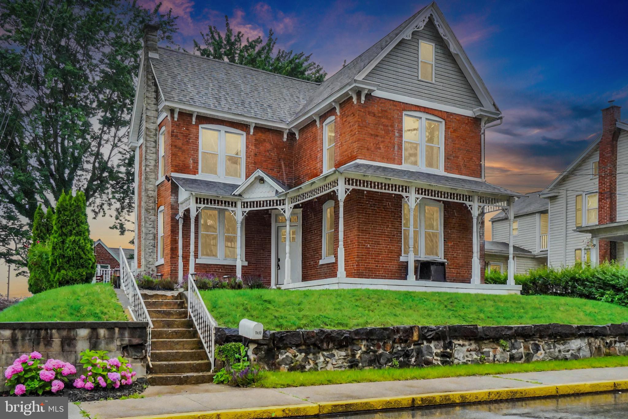 Welcome to The E Water Street House!
This gorgeous brick Victorian, built in 1850, is one of the most unique homes in Middletown. Featuring an eye-catching corner front door & large front porch perfect for morning coffee. Inside you'll find 3 bedrooms, 1.5 baths, & a blend of historic charm and modern updates. In 2020, the home got a new roof, new windows, updated bathrooms, new kitchen cabinetry with granite countertops, & a new water heater. More recently, a mini split was added to efficiently heat and cool the first floor. Conveniently located just 1 mile from Penn State Harrisburg & 3 miles from Harrisburg International Airport, this one-of-a-kind home is waiting for its new owner. Schedule your showing today!