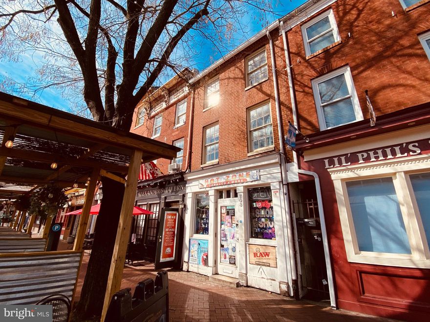 Welcome to 708 S Broadway, a 3-story commercial row-home on a densely-populated street in Fells Point, Baltimore.

708 S Broadway is currently setup with retail storefront on the ground floor and (2) 1Bed/1Bath apartments that are 2 stories each across the 1st,  2nd and 3rd floors. A rare location to become available, 708 S Broadway sits directly across from The Choptank Restaurant, sandwiched one block in each direction between Historic Broadway Market and Broadway Square, steps away from Thames Street Waterfront and the 5-Star Sagamore Pendry Hotel. 

Expect heavy foot traffic from local residents, commuting business professionals, boating enthusiasts and tourists who come to visit this lively neighborhood and the historic Baltimore waterfront. 708 S Broadway is zoned C-1-E: Neighborhood Business & Entertainment District. Permitted uses within this designation include a wide variety of retail and office uses, schools, mixed-use, apartment (secondary use), hotels, restaurants/bars, and more.