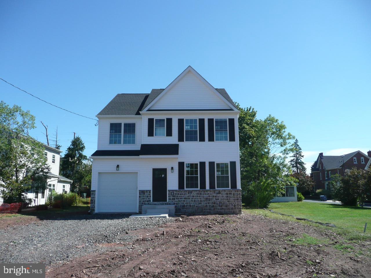 Brand new 4 bedroom, 2.5 bath single family colonial in Hatfield Boro with attached garage and full basement. Open floor plan. Hardwood floors through first floor. Island kitchen with quartz counter tops. Home is 90% complete and available to walk through. Quick settlement possible.