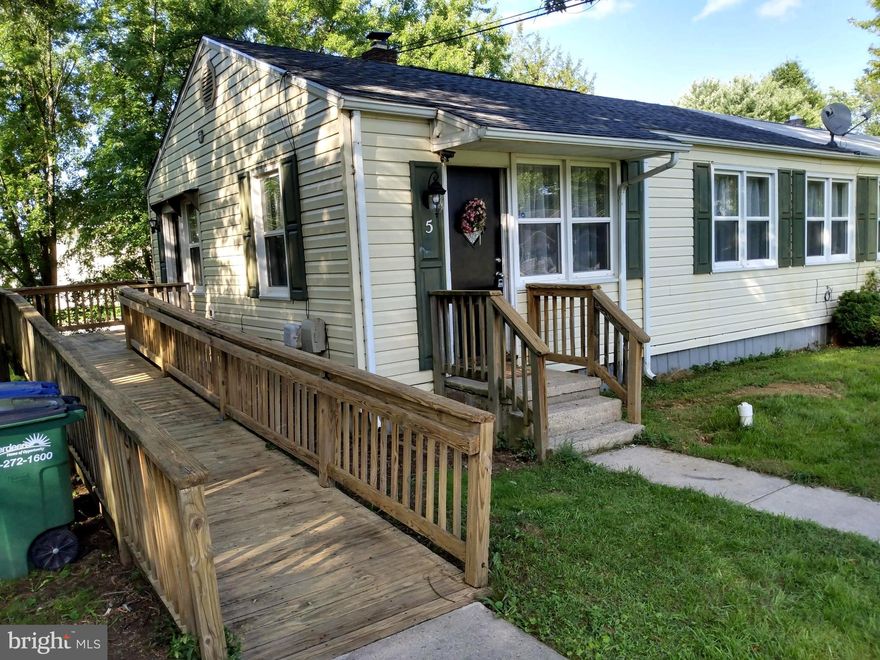 This home is perfect for a first home or retirement!  It is wheelchair accessible, with 36" wide doors (Kitchen, Bathroom and Den).  Seller will contribute up to $600 for Buyer's choice of Home Warranty!!   There is that unmistakable  new home feeling throughout, with all new features, including new roof, wall to wall carpet, vinyl kitchen floor, hot water tank, Dishwasher, Range, Microwave, Refrigerator and Disposer!    Enjoy one of the best locations in Swan Meadows, with the Vi and Cal Ripken Boys and Girls Club at your backdoor!  Great location for MARC Train, public transportation, easy access to shopping and I-95.  This is a former 3 bedroom home, with the smallest bedroom converted to a den, due to elimination of closet.  Pie-shaped lot with large backyard, substantially fenced-in.