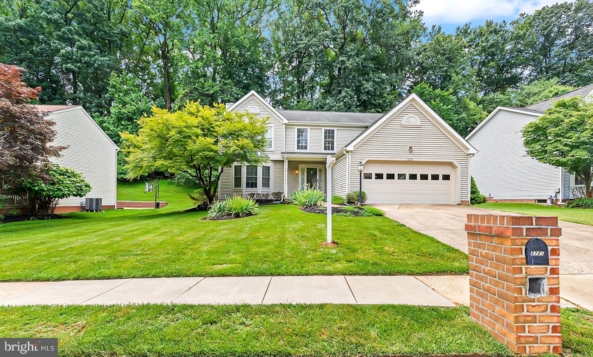 Welcome to this stunning 5-bedroom, 3.5-bathroom colonial home located in a peaceful cul-de-sac in the highly desirable community of Greenspring East. This beautifully maintained home offers exceptional living space and thoughtful upgrades throughout. The gourmet kitchen is a chef’s dream, featuring upgraded countertops, a tile floor, stainless steel appliances, a double oven, a new dishwasher, kitchen table space, a double sink, and a spacious pantry. The main level boasts gleaming hardwood floors, a grand entrance foyer with soaring ceilings, a family room and living room combination centered around a beautiful brick fireplace, a formal dining room, a convenient half bathroom, and a laundry room. The homeowner has opened the floor plan by removing a wall between the dining and living rooms, creating an expansive space ideal for entertaining. A sliding glass door leads to a private rear deck, and there is direct access to the two-car attached garage. Upstairs, you’ll find four generously sized bedrooms and two full bathrooms. The primary suite is a true retreat with vaulted ceilings, two walk-in closets, and a fully remodeled en-suite bathroom featuring a granite-top vanity, a soaking tub, and a walk-in stand-up shower. The hardwood floors and carpet on this level were installed in 2021. The finished lower level offers even more living space, featuring new carpet, custom-built-ins, an additional room that can serve as a fifth bedroom or home office, a full bathroom, and ample storage. Additional upgrades include two new security doors and a new garage door. Enjoy outdoor living on the sun deck with enhanced privacy. The location is unbeatable—within walking distance to shopping, restaurants, and all the conveniences of Quarry Lake at Greenspring. Commuters will appreciate easy access to I-695 and I-83.Don’t miss the opportunity to tour this fantastic home—schedule your visit today!