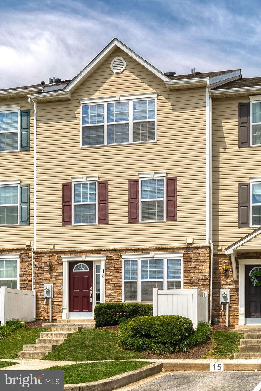 Spectacular Reservoir Ridge townhome with 3 bedrooms and 2.5 bathrooms! This home features 3 beautiful finished levels, all above grade. The main floor is bright and open with a living room, dining room, kitchen and half bath. The kitchen boasts stainless steel appliances and lots of storage space. The second floor of the home has 2 bedrooms and a full bathroom, along with a separate laundry and utility room. The top floor is dedicated to a huge primary suite with a private upgraded bathroom and huge walk in closet. Outside, the home has 2 assigned parking spots and abundant visitor parking. The Reservoir Ridge community is one of the most sought after neighborhoods in Carroll County. You'll find a large community pool, playground/ tot lot, walking paths and picnic area. In addition to all of the great community amenities, the reasonable monthly condo fee also includes exterior maintenance such as lawn care, landscaping, the roof and siding. This property is truly the total package!