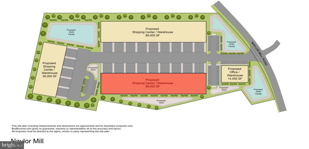 This +/- proposed 69,000 SF build-to-suit, flex warehouse space is available on Naylor Mill Rd, accessible from both Route 13 and the Route 50 bypass. Totaling +/- 14 acres with up to 190,000 SF available, this property can accommodate a variety of uses including large industrial, manufacturing, and flex warehouse. The site is located within the Wicomico County Enterprise Zone. Site amenities include access to Natural Gas infrastructure and city water and sewer.