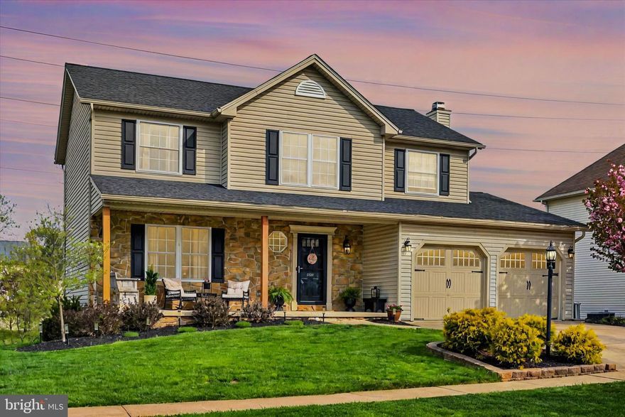 Opportunity is knocking in this well maintained 4-bedroom, 3.5-bath home offering a perfect blend of comfort, style, and functionality.
The main level showcases beautiful hardwood flooring throughout, an updated kitchen with granite countertops, stainless steel appliances, a large island with additional storage, and a pantry. The formal dining room, accented with elegant crown molding, sets the scene for special gatherings, while the crown-molded living room adds an extra touch of sophistication.
Enjoy relaxing in the inviting family room, featuring a cozy gas fireplace and custom built-in open shelving—an ideal space to unwind or entertain.
Upstairs, the spacious primary suite offers a walk-in closet and a newly renovated bathroom with a tiled shower. Three additional bedrooms and a full bath complete the second floor.
The finished lower level adds nearly 800 sq. ft. of versatile living space, complete with shiplap walls, vinyl plank flooring, a built-in beverage area, a unique sitting nook, a full bath, a dedicated laundry area, and ample storage.
Step outside to your private backyard oasis—enjoy the newly hardscaped area perfect for a fire pit and outdoor lounging. A large composite deck overlooks the level yard, framed by a scenic wooded backdrop. Additional outdoor storage is available in the shed tucked beneath the deck.
Recent updates include a brand-new roof (2024) water heater (2022). Additional features: a charming full front porch, a 2-car garage, and a friendly community with sidewalks perfect for evening strolls.
Don’t miss your chance to own this beautiful home—a true Joy to Own!