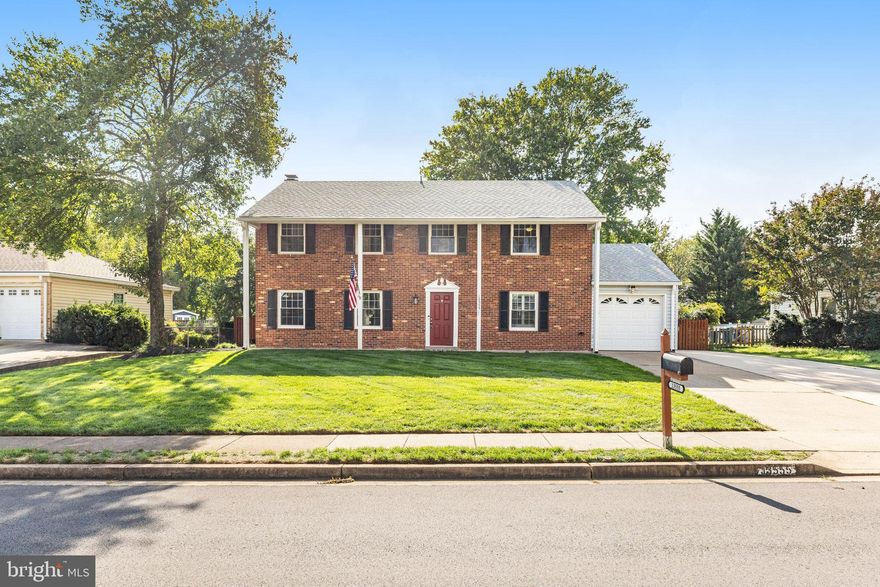 Welcome Home! Beautifully Updated and stunning 5-bedroom, 2.5-bath brick front single-family home that offers both comfort and style. Step inside to find sparkling hardwood floors (2021) on the main level and abundant natural light throughout. The Dining room is large and ideal for hosting family and friends. The Family room is spacious, light filled with new windows on all three sides (2024), overlooking a private, beautiful green backyard, offering a perfect space for relaxation and is truly one of a kind. The den/library with plantation shutters and custom built-ins makes an elegant office space. The kitchen was tastefully remodeled in 2021, featuring white cabinets with great storage throughout, white quartz countertops, marble backsplash, stainless steel appliances, including a Bosch dishwasher, vented hood, wine refrigerator, a large kitchen island, and a cozy breakfast nook with a fireplace. Upstairs, the large primary bedroom with a renovated en-suite bathroom (2021) features double vanities and a huge shower with glass enclosure. The four secondary bedrooms are equally spacious and share a remodeled full hall bath, with bathtub and glass doors. Multiple updates throughout, include an architectural shingle roof (2018), new windows, a new patio door, and a new water heater (2024). The main level also includes a convenient mudroom, laundry room with ceramic tile floors. Enjoy the large flat yard and a new tall fence (2023) plenty of privacy and space for outdoor enjoyment. The home has a one-car attached garage and a long, wide driveway for additional parking. This home is perfect for those who need extra space and is truly move in ready! Located in the highly ranked Chantilly High School pyramid and conveniently close to shopping, dining and major transportation routes, Route 50, I- 66, Dulles Airport. This home is a must-see! Pictures coming soon