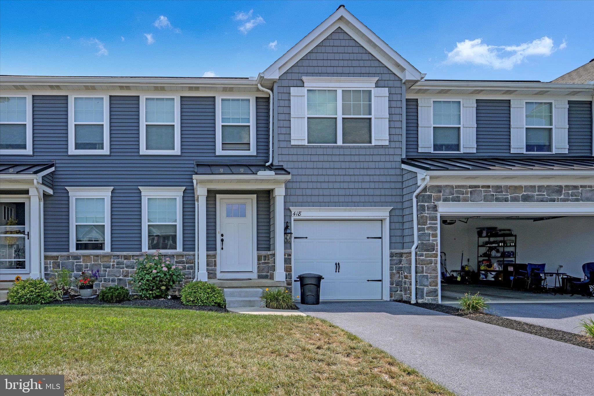 Check out this 5 bedroom townhome in the Mayapple Woods Development! One bedroom is on the main floor, three bedrooms on the upper floor and one additional bedroom in the finished basement! This home has the laundry area upstairs so you don't have to do it in the basement! The master bedroom upstairs has a master bathroom attached with walk in shower. Natural gas heat and central A/C. Great location!!