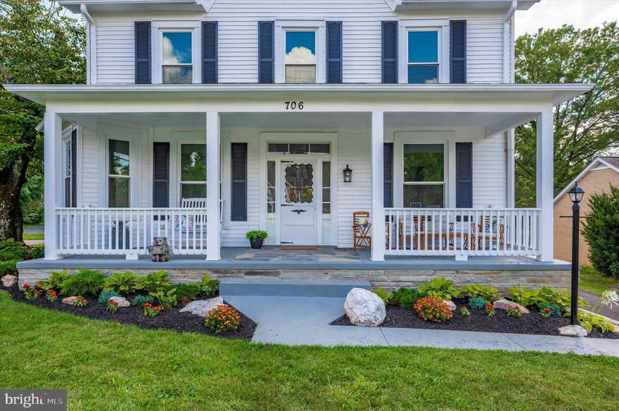 1.50 Acres, Right on Main st, in Small Town, USA! Inground Pool, and  No HOA!

706 E Main St was built in 1915 . Renovations throughout entire home has brought it to today's standards, leaving the original 1900 Charm! All handled with care by a local, trusted builder!  

Featuring ALL NEW 2022- Roof, Windows, HVAC/Ductless Splits, Hot Water Heater, Asphalt Driveway, Pool Liner, Drains, Equipment, Pool house and so much more! Home is very well insulated and even on Main St, itâs very hard to hear anything outside the home! 

Inside the home you will be met with ALL NEW Flooring, Baths, Paint, Kitchen with Island, Granite countertops, Stainless Steel appliances. The Main level features Kitchen, Half Bath, Formal Dining, Formal Living, Family Room, Laundry & Office!  Original Trim, Woodwork, and Lovely Pocket doors in the Perfect Places!

Upper Level 1 Boasts 4 Bedrooms, Hall Tub Bath, and En-Suite.  Upper Level 2 is ALL NEW Primary Suite with it's own Full Bath, Walk in Closet, Egress Windows and Storage!

It's not easy to sum up ALL this home has to OFFER, it is a MUST SEE!  Schedule your showing today!!