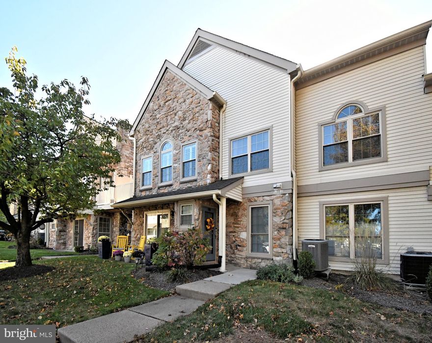 Welcome to this spacious second- and third-floor “Remington Oaks” unit featuring a neutral color palette and an open, comfortable layout. The living room, dining area, and kitchen flow together seamlessly, creating an inviting space for both everyday living and entertaining. The efficient kitchen offers plenty of oak cabinetry, a breakfast bar, and track lighting. The living room showcases a beautiful stone fireplace, cathedral ceiling, and sliding door to a private balcony. The main level includes  two bedrooms  with access to a full bath.  The one bedroom is presently being used as an office.  Upstairs, the primary suite features a generous walk-in closet and an expansive bathroom with a step-up jetted tub with seat, skylight, glass-enclosed shower, and dual vanities. With its versatile floorplan and prime location, this home is a wonderful opportunity in the sought-after Remington Oaks community.