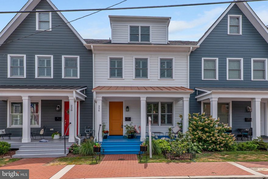 ***OFFER DEADLINE, Sunday August 10th at 5pm*** Welcome to this charming townhouse nestled in the heart of Frederick’s historic district! Built in 2021, this home beautifully blends Old Town character with modern comforts.  Featuring plantation shutters throughout, an entry level open floor plan with specialty lighting and wide plank hardwood floors, centered around a stunning kitchen with a large island, quartz countertops, gas cooking, and ample space for entertaining. The kitchen flows effortlessly into the dining area and cozy family room, creating a warm and inviting living space.

Upstairs, you’ll find three generously sized bedrooms, two full baths, and a convenient laundry area. The spacious primary suite includes a walk-in closet and a luxurious ensuite bath with a double vanity and spa-like stall shower.

The top level is a showstopper—an oversized loft perfect for movie nights, watching the big game, working out, or creating your dream hobby space- plus there is ample storage space!

Outdoor living is just as impressive with beautiful landscape,  a fenced backyard, paver patio ideal for relaxing or entertaining, a detached two-car garage, and additional street parking in front.

Enjoy being just minutes from award-winning restaurants, boutique shops, Carroll Creek, the Delaplaine Arts Center, the Weinberg Center, and  many beautiful parks nearby for even more outdoor enjoyment. This is downtown living at its best!