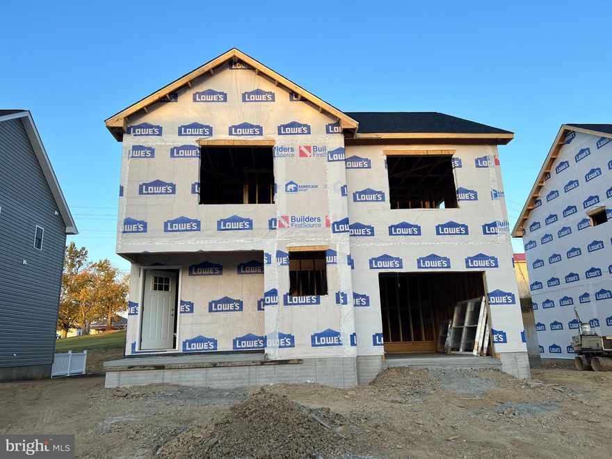 Why rent when you can buy, home qualifies for first time home buying loan, find out if you do! Make brand new home ownership a reality! Tucked away on the edge of town, with NO HOA you'll find this gem! 3 bed, 2.5 bath new construction home with full basement and attached garage. Home is finished with luxury vinyl plank flooring on main level, stainless steel appliances, upgraded countertops, and upstairs laundry area. The primary suite features a walk in closet, double bowl sinks, and tiled shower. Public water and sewer, paved road, driveway, and sidewalk.  Need a home to immediately move into?...412 Beth and 420 Beth Street are still available with same floor plan!
*Disclaimer: PHOTOS ARE OF SIMILAR CONSTRUCTION, Lawn digitally enhanced, seeded straw covered to grow,*