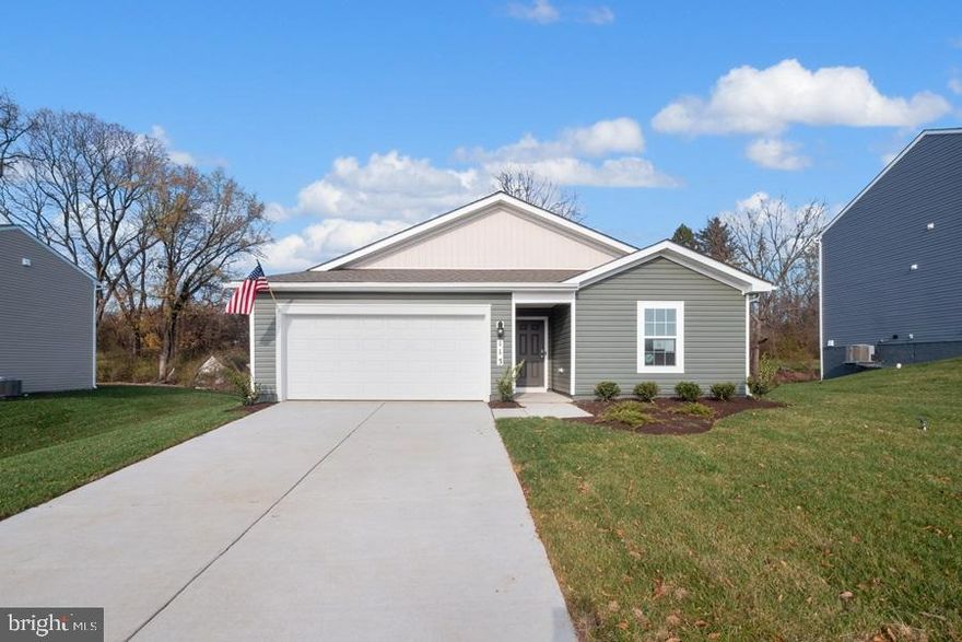 Rates as low as 5.5%!!!! Immediate Delivery in Tollhouse Woods!

Quick Move In! Main Level Primary Bedroom! This inviting Neuville floor plan offers the perfect blend of style & functionality, all on a single level for your comfort & convenience.  Relax & enjoy the charming front porch, accentuated with tasteful stone accents. This spacious home boasts 4 bedrooms & 2 full bathrooms, providing ample space for family living.  The open floor is designed for effortless entertaining. A generously sized kitchen island with elegant granite countertops serves as the centerpiece for both culinary creativity & casual dining.  LVP flooring in the main area and carpet in the bedrooms. An oversized 2-car garage includes automatic opener. Thoughtful planning includes rough-ins for future ceiling fans in the family room & bedrooms, allowing you to customize your comfort.  This home is one-level living combining practicality with a touch of elegance.  Don't miss out on the opportunity to make this beautiful house your new home.